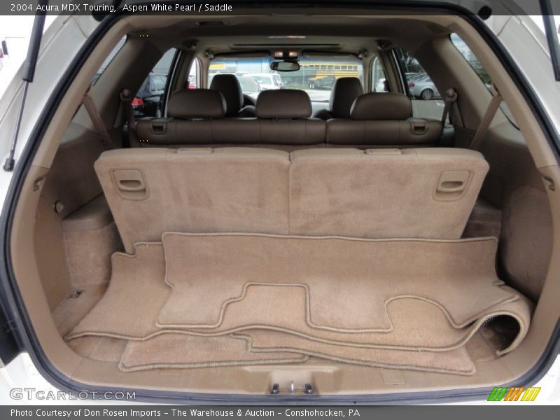 Aspen White Pearl / Saddle 2004 Acura MDX Touring