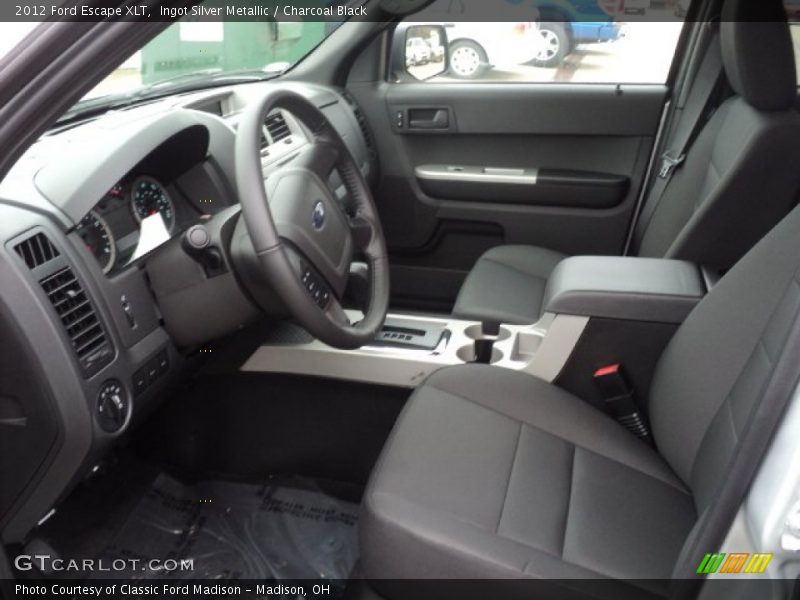Ingot Silver Metallic / Charcoal Black 2012 Ford Escape XLT
