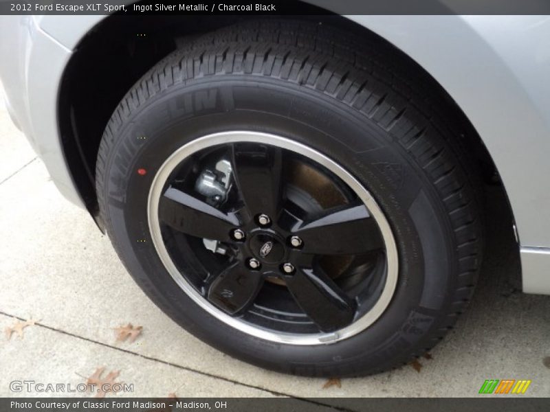 Ingot Silver Metallic / Charcoal Black 2012 Ford Escape XLT Sport