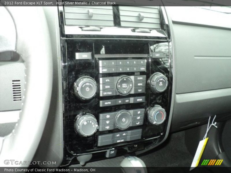 Ingot Silver Metallic / Charcoal Black 2012 Ford Escape XLT Sport