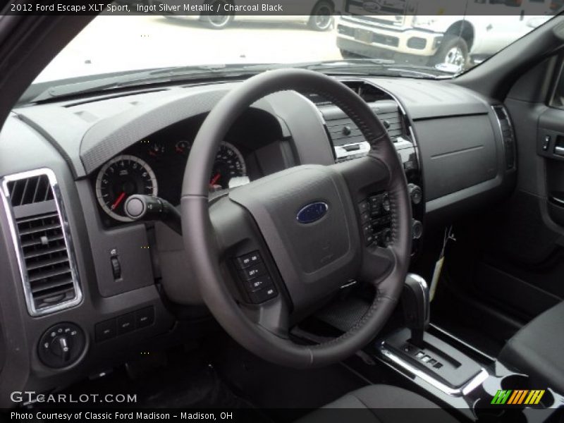 Ingot Silver Metallic / Charcoal Black 2012 Ford Escape XLT Sport