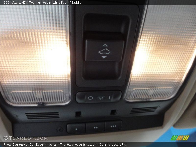 Aspen White Pearl / Saddle 2004 Acura MDX Touring