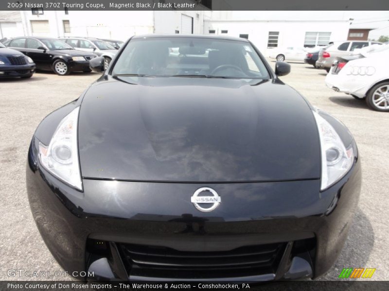 Magnetic Black / Black Leather 2009 Nissan 370Z Touring Coupe