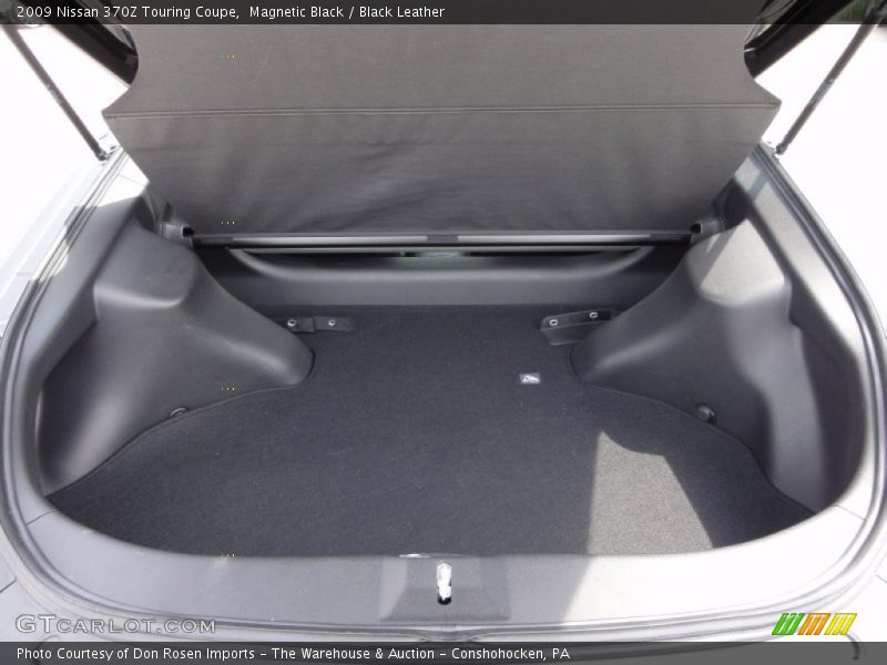 Magnetic Black / Black Leather 2009 Nissan 370Z Touring Coupe