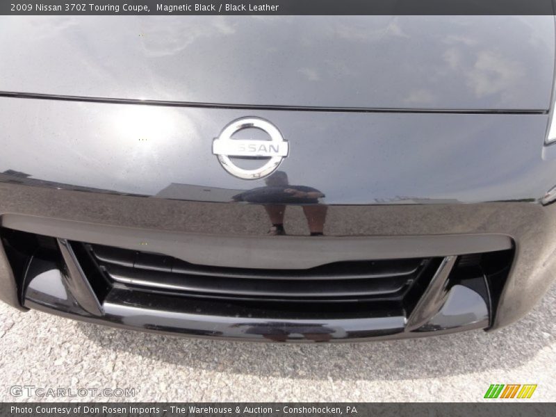 Magnetic Black / Black Leather 2009 Nissan 370Z Touring Coupe