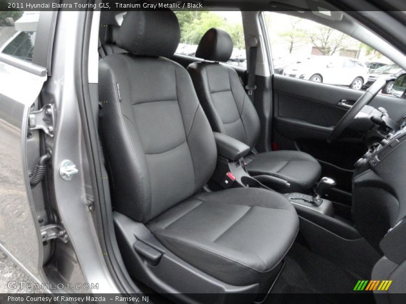 Titanium Gray Metallic / Black 2011 Hyundai Elantra Touring GLS