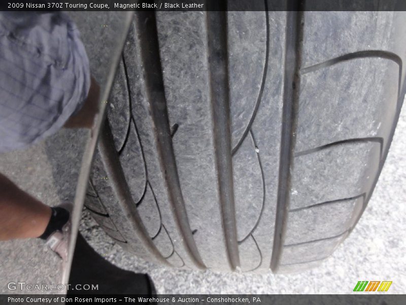 Magnetic Black / Black Leather 2009 Nissan 370Z Touring Coupe