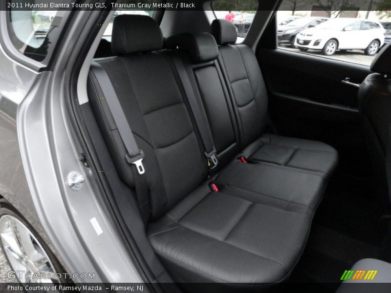 Titanium Gray Metallic / Black 2011 Hyundai Elantra Touring GLS