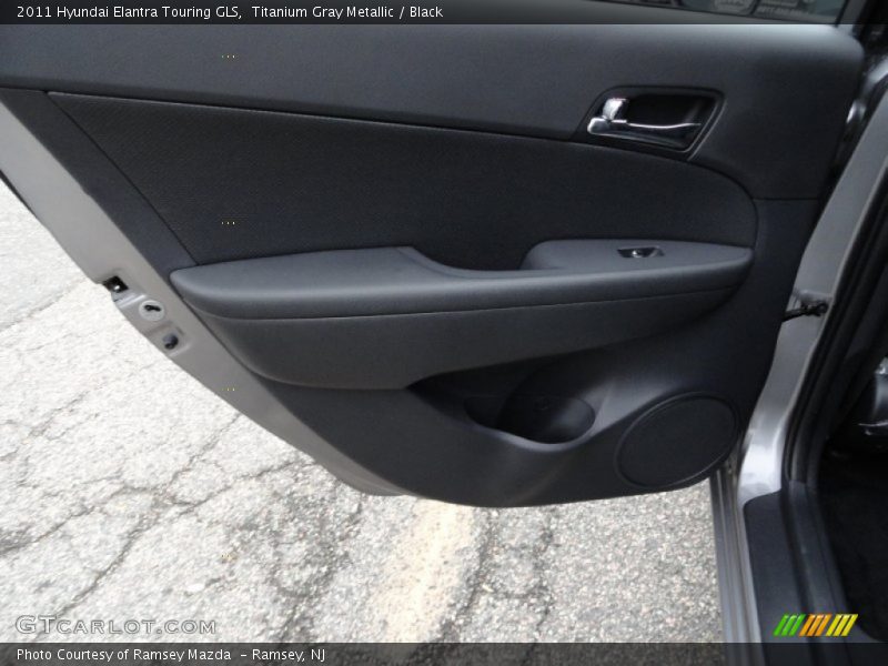 Titanium Gray Metallic / Black 2011 Hyundai Elantra Touring GLS