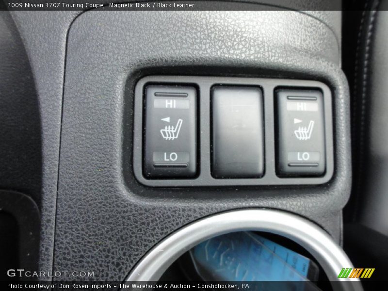 Magnetic Black / Black Leather 2009 Nissan 370Z Touring Coupe