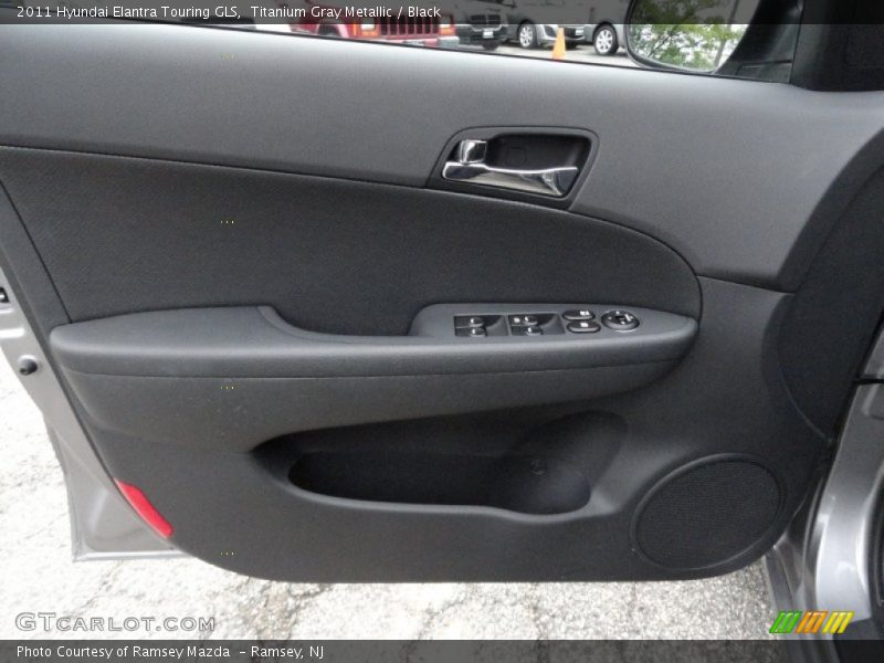 Titanium Gray Metallic / Black 2011 Hyundai Elantra Touring GLS