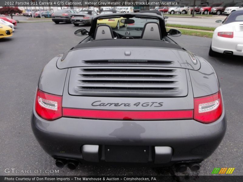 Carrera 4 GTS Cabriolet from the back - 2012 Porsche 911 Carrera 4 GTS Cabriolet