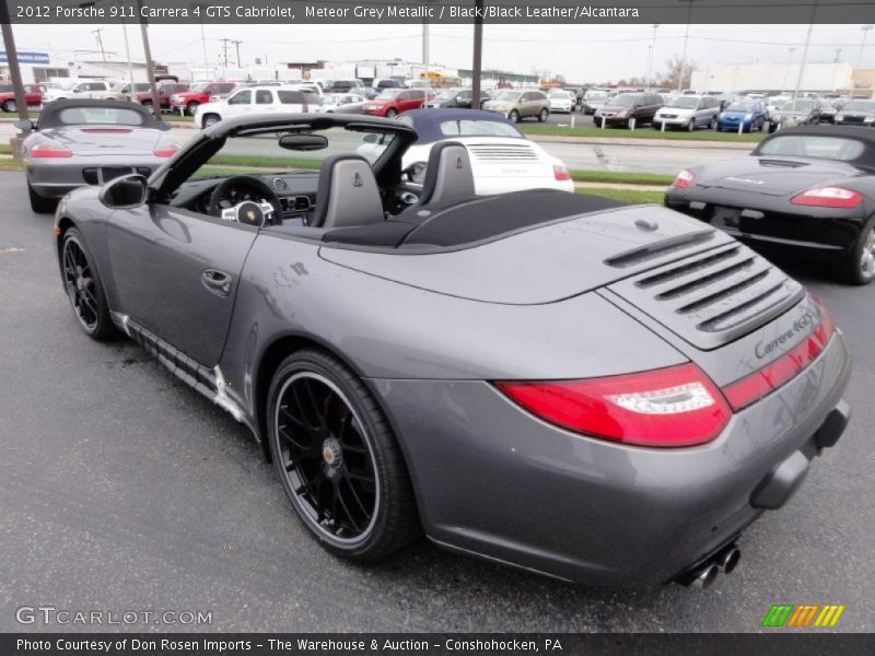 Carrera 4 GTS Cabriolet, Rear 3/4 view - 2012 Porsche 911 Carrera 4 GTS Cabriolet