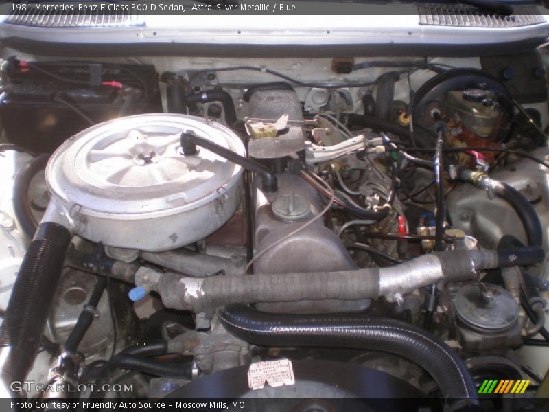  1981 E Class 300 D Sedan Engine - 3.0 Liter Diesel 5 Cylinder