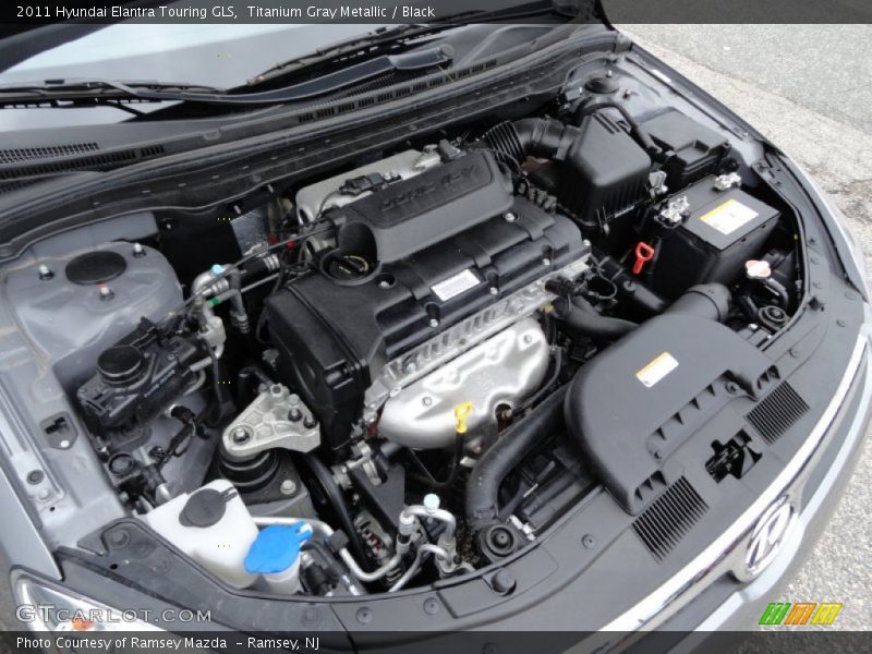 Titanium Gray Metallic / Black 2011 Hyundai Elantra Touring GLS