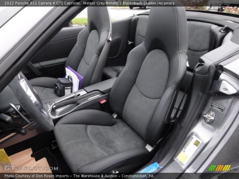 Carrera 4 GTS Cabriolet drivers seat in Black/w Alcantara - 2012 Porsche 911 Carrera 4 GTS Cabriolet