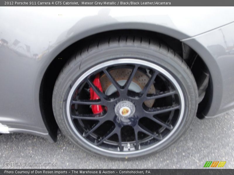 19" RS Spyder Wheel with center locking hub - 2012 Porsche 911 Carrera 4 GTS Cabriolet