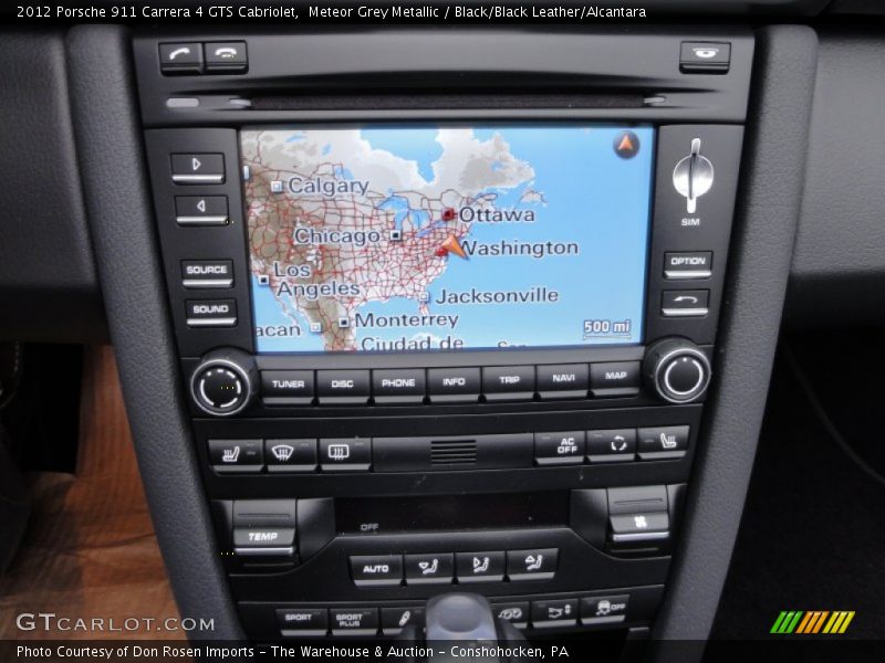 Navigation of 2012 911 Carrera 4 GTS Cabriolet