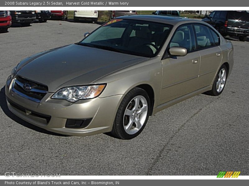 Harvest Gold Metallic / Warm Ivory 2008 Subaru Legacy 2.5i Sedan