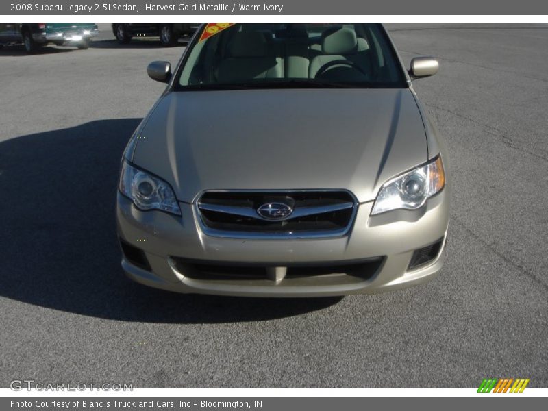 Harvest Gold Metallic / Warm Ivory 2008 Subaru Legacy 2.5i Sedan