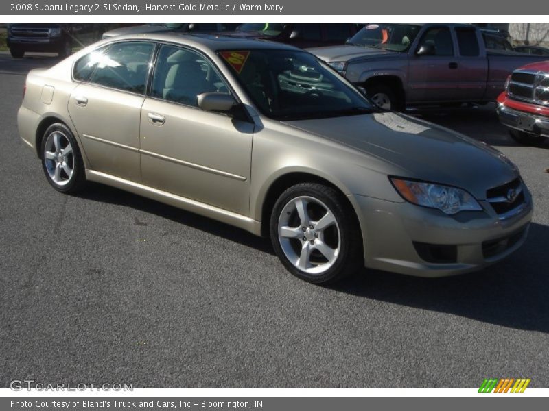 Harvest Gold Metallic / Warm Ivory 2008 Subaru Legacy 2.5i Sedan