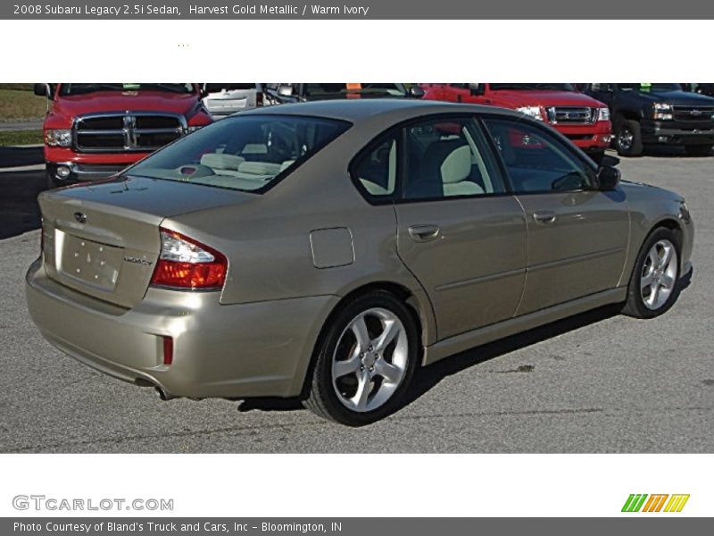 Harvest Gold Metallic / Warm Ivory 2008 Subaru Legacy 2.5i Sedan