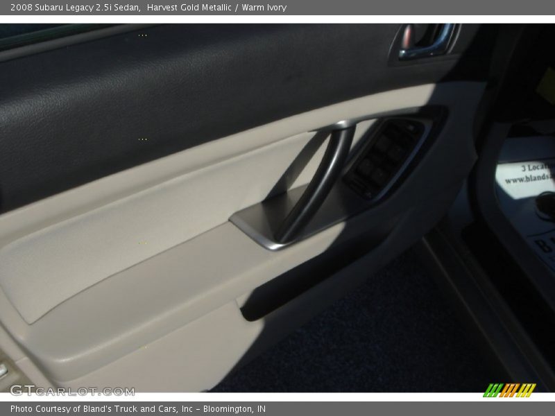 Harvest Gold Metallic / Warm Ivory 2008 Subaru Legacy 2.5i Sedan