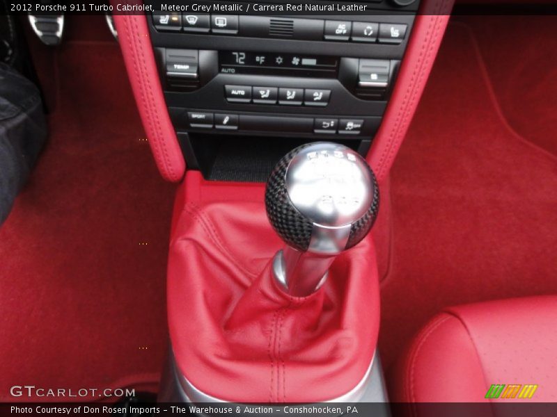  2012 911 Turbo Cabriolet 6 Speed Manual Shifter