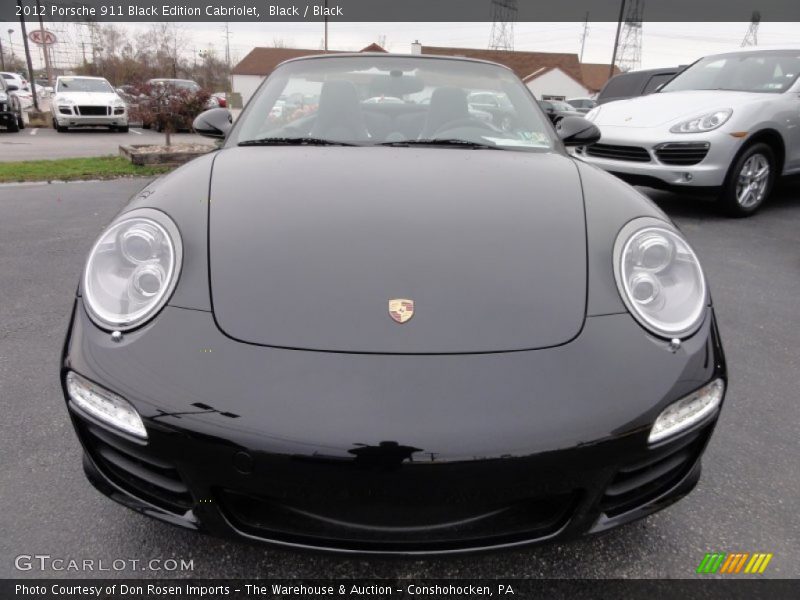 Black / Black 2012 Porsche 911 Black Edition Cabriolet