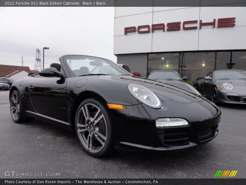  2012 911 Black Edition Cabriolet Black