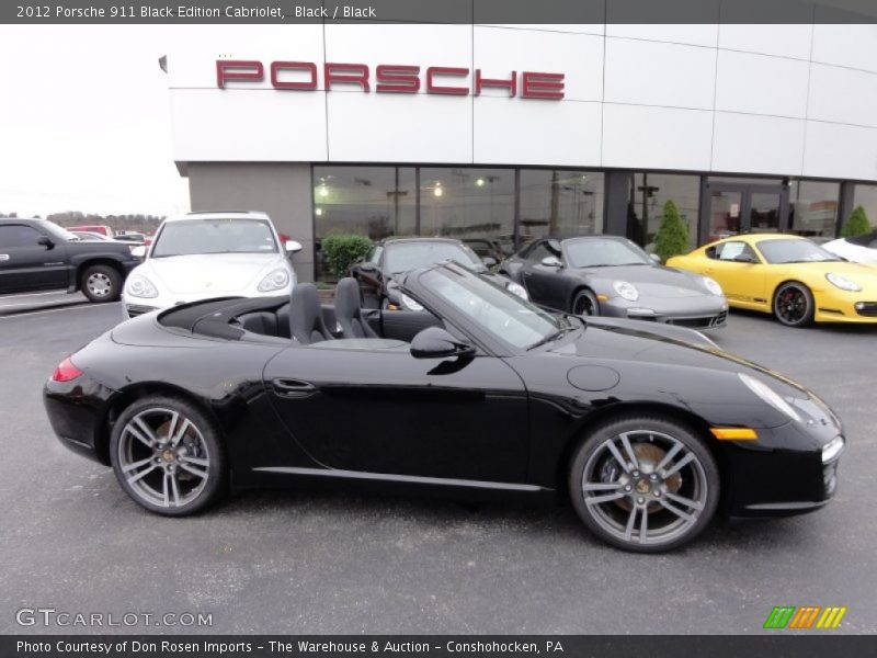  2012 911 Black Edition Cabriolet Black