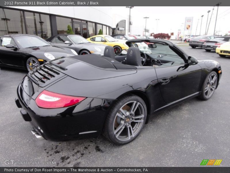 Black / Black 2012 Porsche 911 Black Edition Cabriolet
