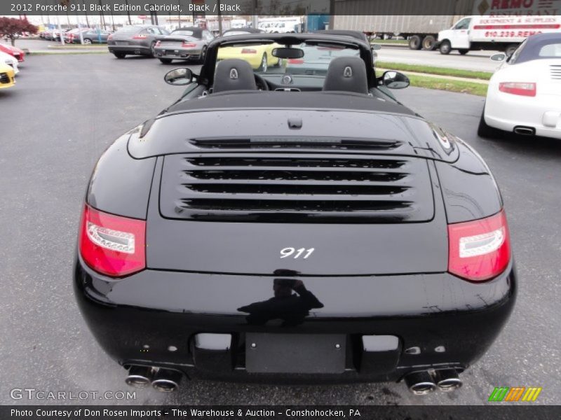 Black / Black 2012 Porsche 911 Black Edition Cabriolet