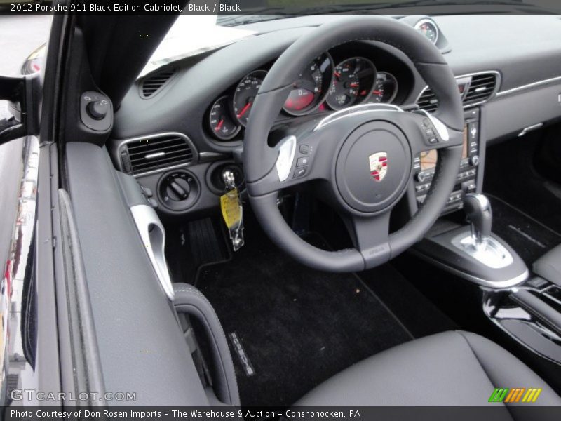 Black / Black 2012 Porsche 911 Black Edition Cabriolet