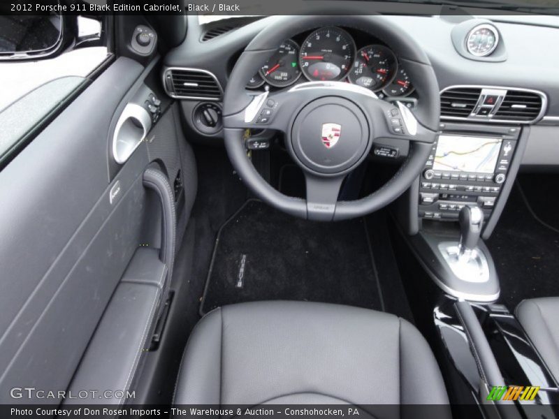 Black / Black 2012 Porsche 911 Black Edition Cabriolet