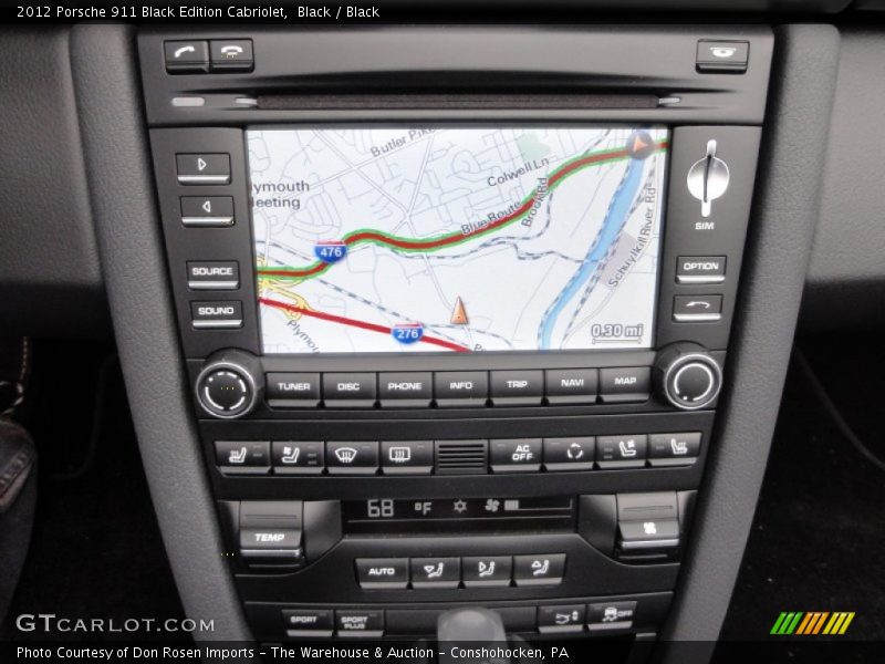 Black / Black 2012 Porsche 911 Black Edition Cabriolet