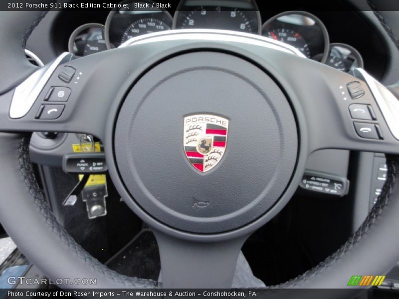 Black / Black 2012 Porsche 911 Black Edition Cabriolet