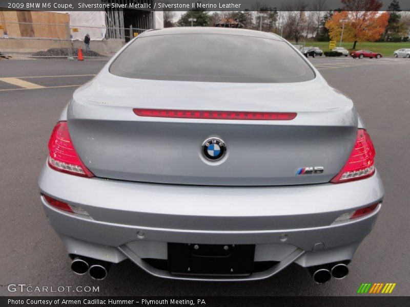 Exhaust of 2009 M6 Coupe