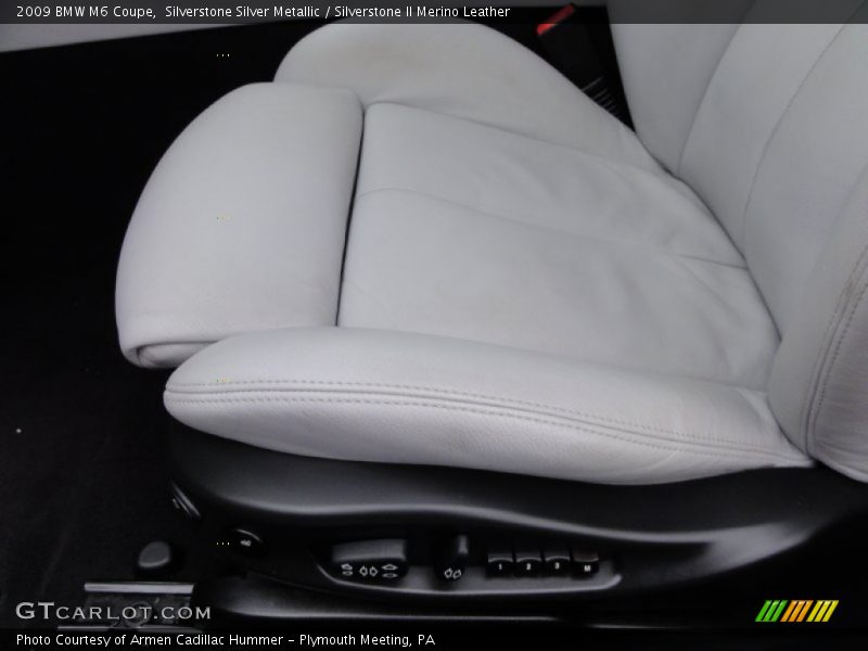  2009 M6 Coupe Silverstone II Merino Leather Interior