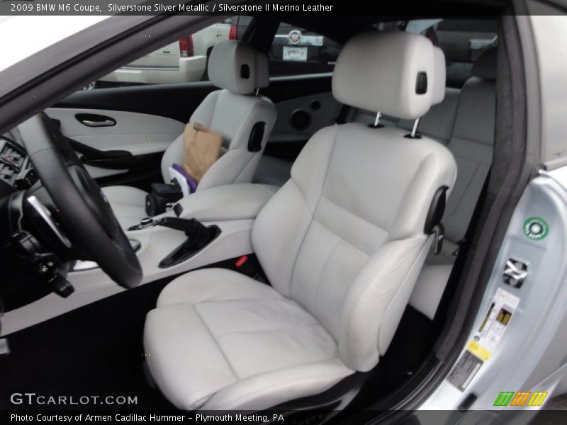  2009 M6 Coupe Silverstone II Merino Leather Interior