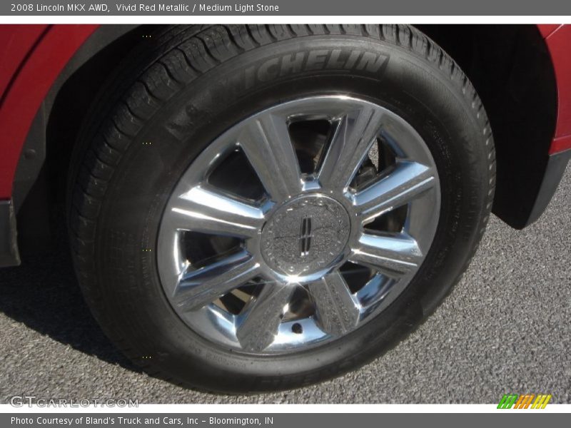 Vivid Red Metallic / Medium Light Stone 2008 Lincoln MKX AWD