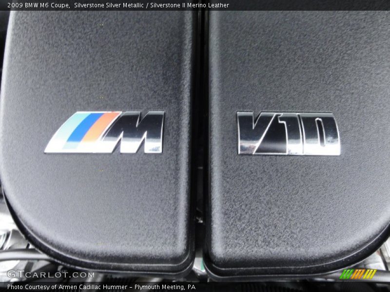 M V10 engine badge - 2009 BMW M6 Coupe