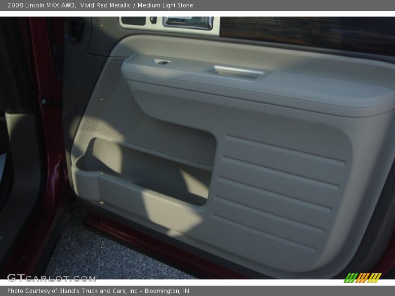 Vivid Red Metallic / Medium Light Stone 2008 Lincoln MKX AWD