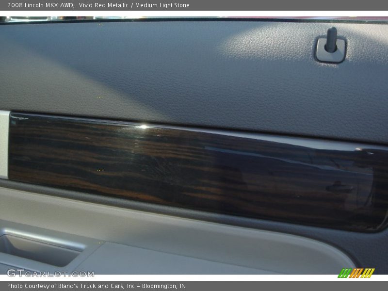 Vivid Red Metallic / Medium Light Stone 2008 Lincoln MKX AWD