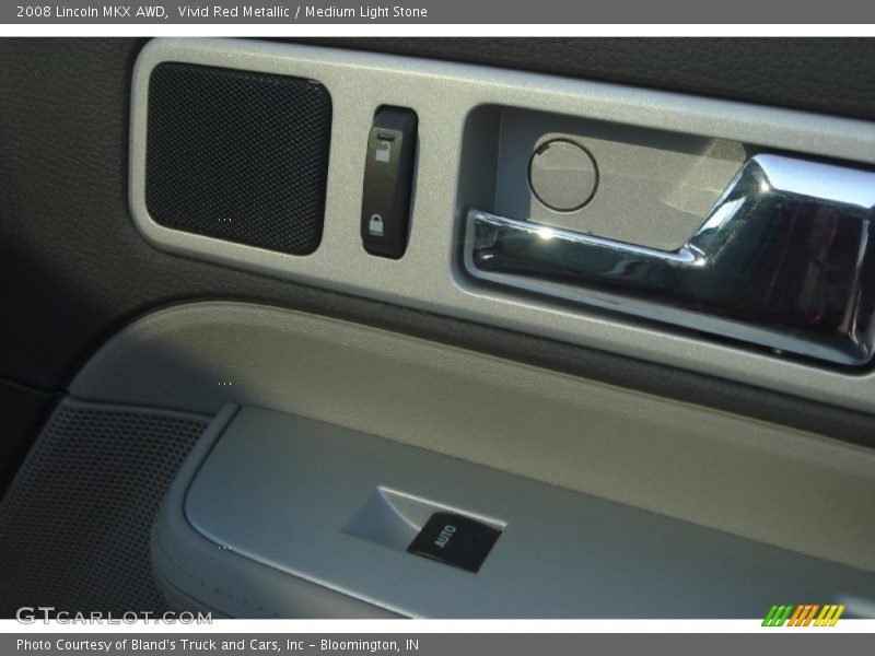 Vivid Red Metallic / Medium Light Stone 2008 Lincoln MKX AWD