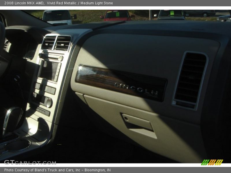 Vivid Red Metallic / Medium Light Stone 2008 Lincoln MKX AWD