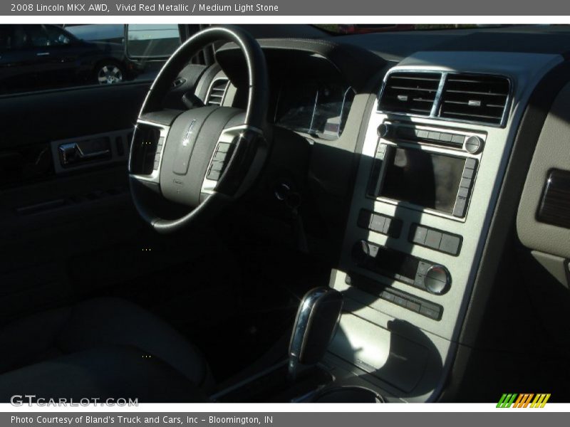 Vivid Red Metallic / Medium Light Stone 2008 Lincoln MKX AWD