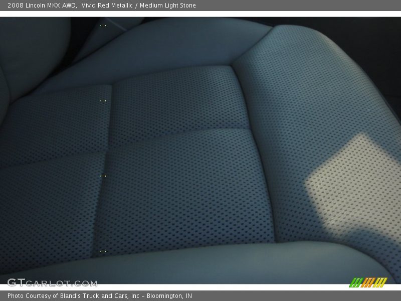 Vivid Red Metallic / Medium Light Stone 2008 Lincoln MKX AWD