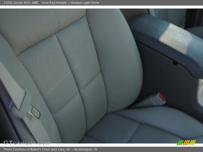 Vivid Red Metallic / Medium Light Stone 2008 Lincoln MKX AWD