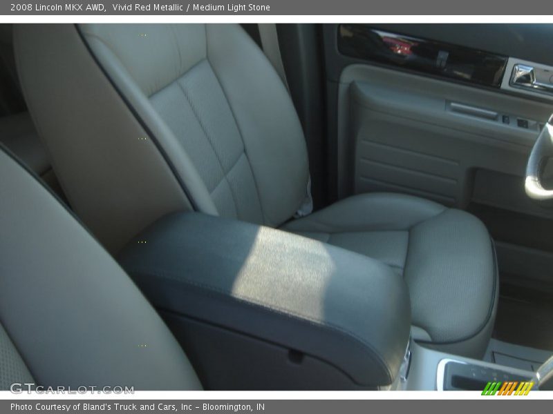Vivid Red Metallic / Medium Light Stone 2008 Lincoln MKX AWD